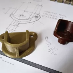 Wardrobe bar support