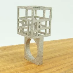 Wearable Architecture-Mondrian Ring