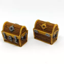 Wooden Treasure Chest - Multimaterial