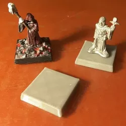 25mm - 28mm Miniature Base (Square, Round, Hex)
