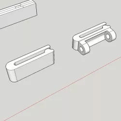25mm strap lock and glow stick holder