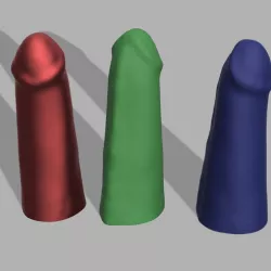 7 INCH CONIC DILDO, SCALABLE