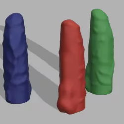 7 INCH DILDO, CONIC, THICK, SCALABLE