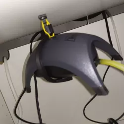 Air pump support