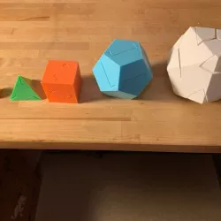 All Five Platonic Solids Puzzle