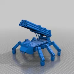 Ant Missile/Rocket support 6 legged  Walker for 28mm wargamming