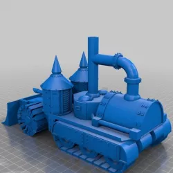 Armoured Steam powered Half-track