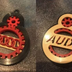 AUDI GEAR KEY CHAIN