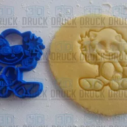 BABY SONIC - SONIC BEBE - MOVIE - FLOWER COOKIE CUTTER