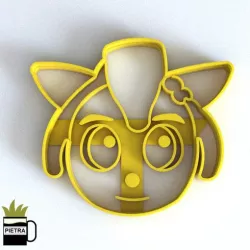 BANDICOOT COCONUT FONDANT COOKIE CUTTER