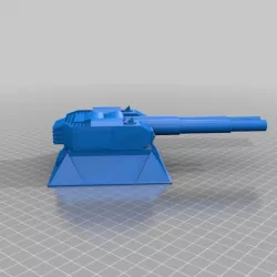 Battleship style  turret for 28mm wargames. Warhammer, warpath ect