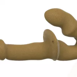 Beltless strapon dildo lesbian couples dick double v22 3d print cnc