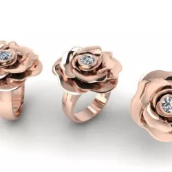 Big rose ring