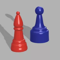 BISHOP AND PAWN CHESS SET DILDO