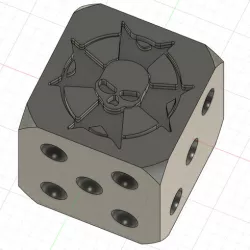 Black Templar 12mm dice for Wargame 40k