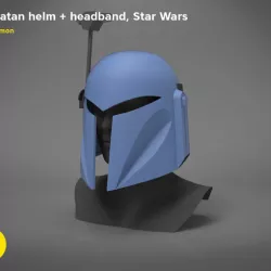 Bo-Katan Helmet and Headband - Starwars