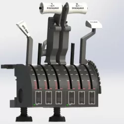 BOEING 737 THROTTLE HANDLES FOR SAITEK PRO FLIGHT v2