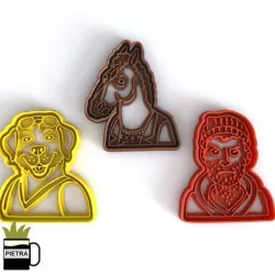 BOJACK HORSEMAN COOKIE CUTTER MOLD FONDANT 3D PRINT MODEL