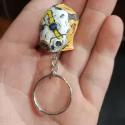 Borderlands 3 Key chain Psycho Mask