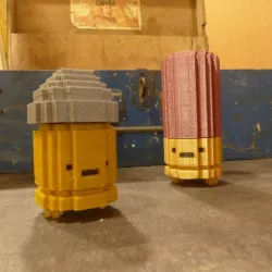 Bullet kin & Shotgun kin voxel figures (Enter the Gungeon)