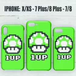 CASE IPHONE 7/8 - 7/8 PLUS - X/XS 1UP MARIO BROS