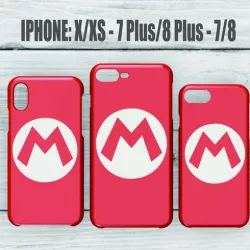 CASE IPHONE 7/8 - 7/8 PLUS - X/XS LOGO MARIO BROS