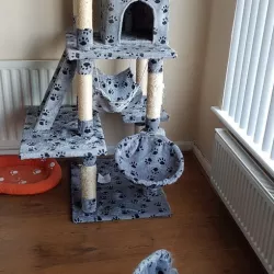Cat Condo / activity scratching Pole repair kit. (For owners of fat cats)