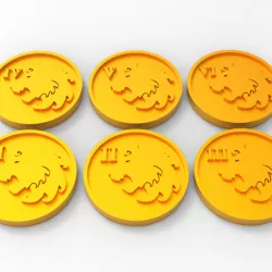 Celestial Lions Space Marines Objective Markers