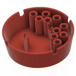 Cigarette Smoking Cups Ashtray Tobacco Holder with 8pcs cigarette storage hole 3d-print and cnc