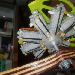 Clerget 9B rotary aero engine