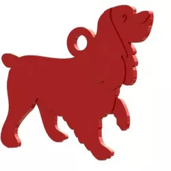 Cocker pet plate