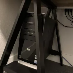 Computer Stand for Ikea Oddvald Trestle