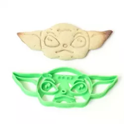cookie cutter baby yoda cookies