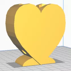 Couple heart Toothbrush holder - Blank