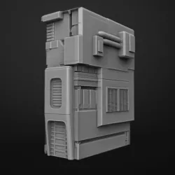 Cyberpunk Building