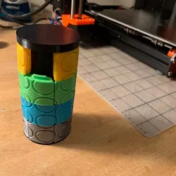 Cylinder 15 puzzle