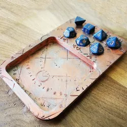 D&D Dice Tray - Draconic Magic