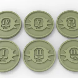 Death Guard Objective Markers