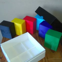 Deck box for 6 deck box