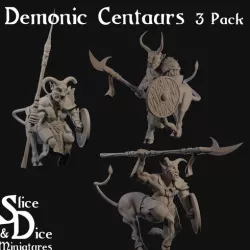 Demonic Centaurs Tabletop Miniatures Pack