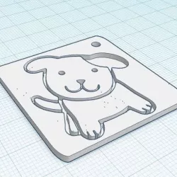 Dog Keychain