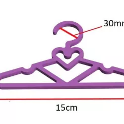 Doll clothes hanger