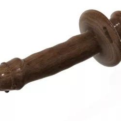Double-Cock Lockable Realistic Penis Mouth Gag Plug with Adjust Strap SM bondage 03-02 3d print