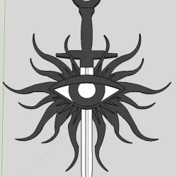 Dragon age inquisition pendant dual extrusion