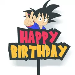 Dragon ball cake topper