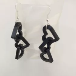 Earring Heart earrings heart earrings