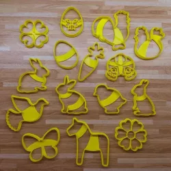 Easter cookie cutter set