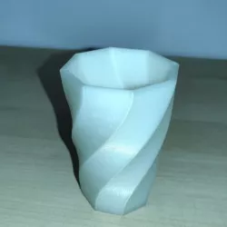 eight-sided spiral polygon pen