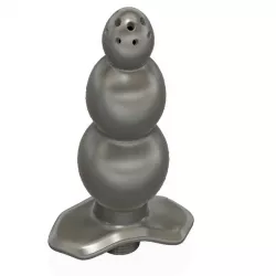 Enema probe anal butt plug all-in-one shower cleaner ape35 3d print cnc
