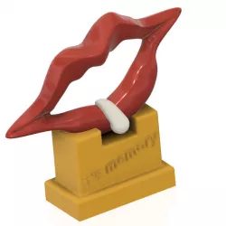 erection ring Lips-03 pedestal gift girl best blowjob 3d print and cnc